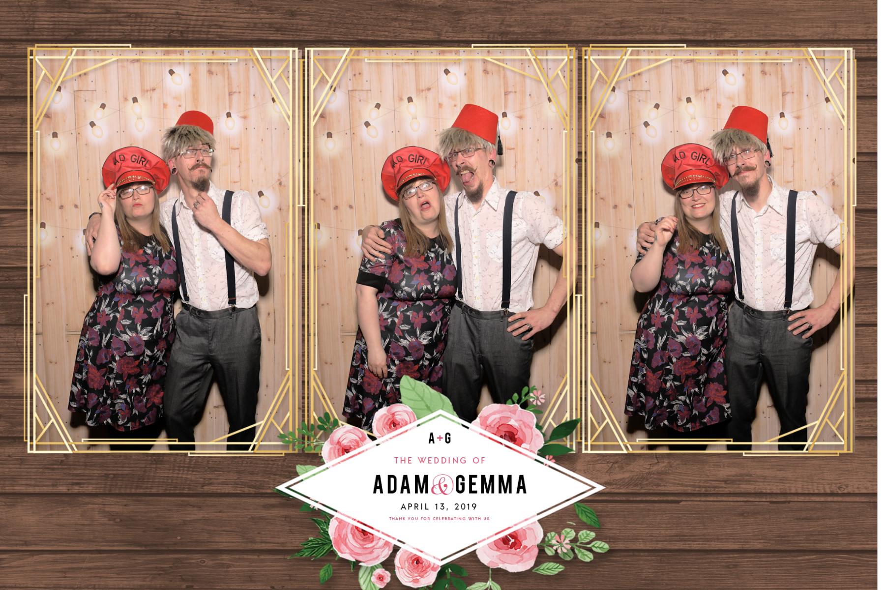 Adam and Gemma | View more photos from the event at gallery.blissbooth.co.uk/u/BlissBooth/Adam-and-Gemma